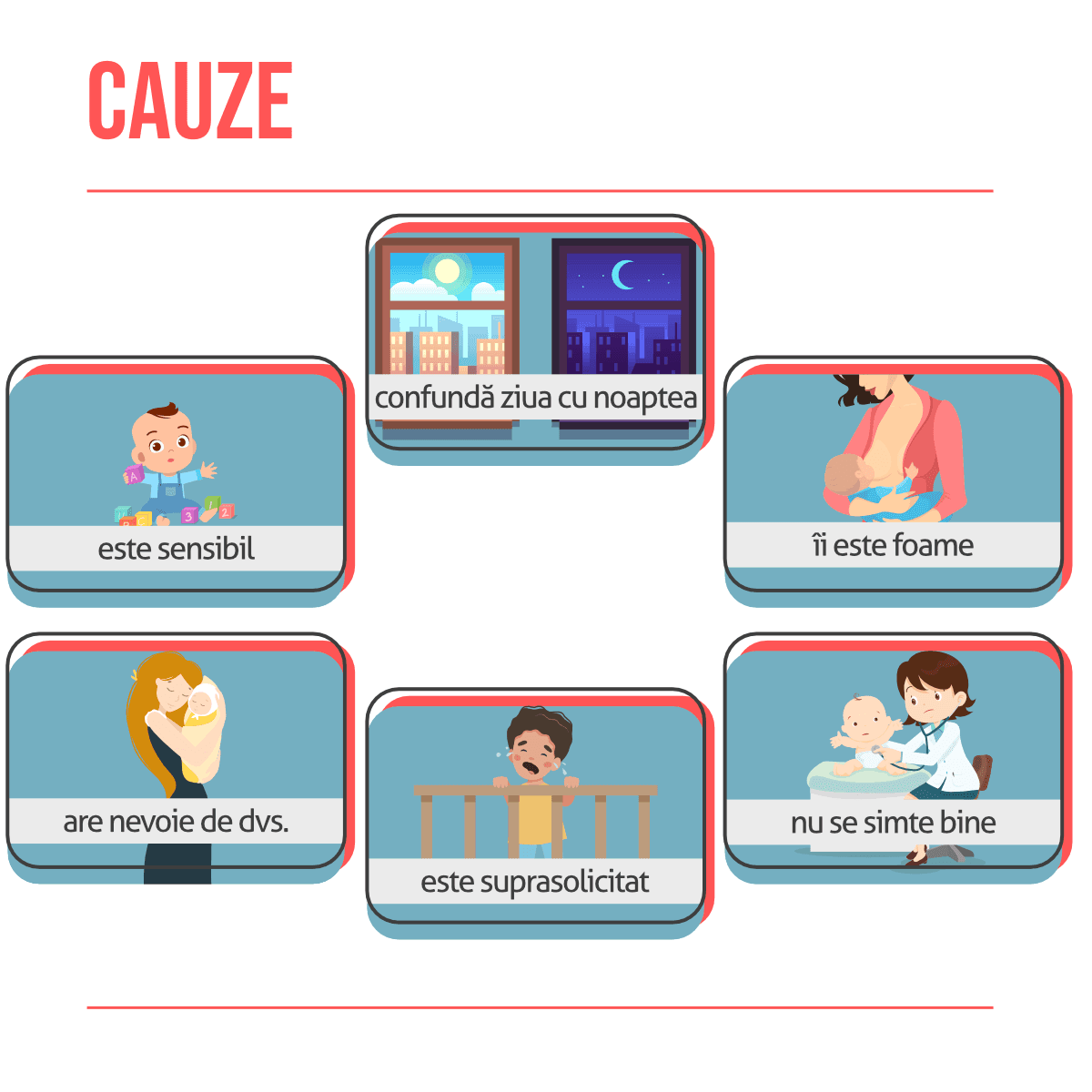 De ce nu doarme bebele?