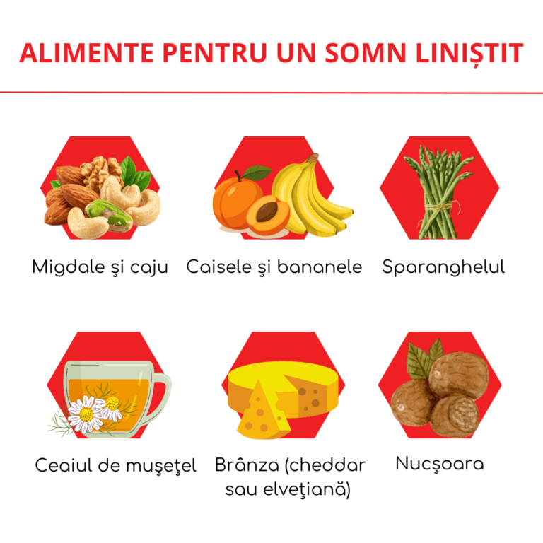 8 alimente pentru un somn liniștit